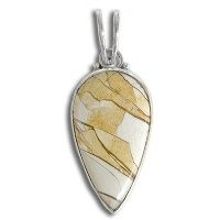 Mookaite Silver Pendant