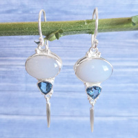 Blue Chalcedony Tranquility Earrings