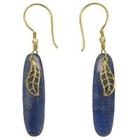 22k Vermeil Kyanite Drop Earrings 