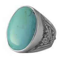 Handmade Silver Turquoise Ring