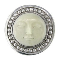 Sterling Silver Bead Goddess Pin Pendant