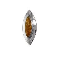 Classic Amber Pin Pendant