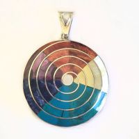 Peruvian Multi-Stone Rainbow "Pachamama" Pendant