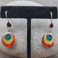 Peruvian "Moon Phases" Earrings