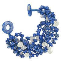 Lapis Beaded Bracelet 