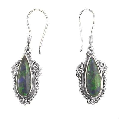 Azurite Dangle Earrings