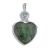 Labradorite Heart and Swiss Blue Topaz Pendant