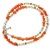 Sterling Carnelian and Citrine Necklace