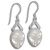 Mother of Pearl Oval Goddess Earrings