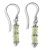 Sterling Prehnite Bead Dangle Earrings