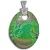 Sterling Silver Turquoise and Rainbow Moonstone Pendant
