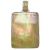 22K two-tone Silver Natural Golden Shell Pendant
