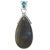 Labradorite and Blue Topaz Pendant