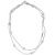 Sterling Silver Filigree & Link Stations Necklace 