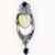 Goddess Pin-Pendant with Lapis 
