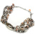Moonstone and Smoky Quartz Beaded Bracelet