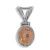 Titanium-Backed Rose Gold Pendant