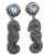 Seahorse Earrings with Blue Topaz