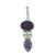 Purple Druzy, Crystal & Charoite Pendant