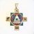 Reversible "Pachamama" Spiny Oyster and "Chakana" Peruvian Pendant 