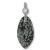 Snowflake Obsidian and Rainbow Moonstone Pendant