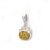 Gold Druzy Oval Pendant
