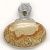 Picture Jaser Pendant with Sterling Silver Leaf Bale and Smoky Quartz